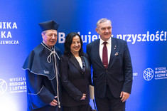 Uroczystość nadania tytułu doktora honoris causa prof. K. Matyjaszewskiemu,