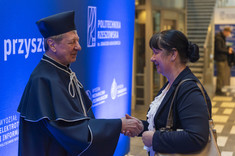 Uroczystość nadania tytułu doktora honoris causa prof. K. Matyjaszewskiemu,